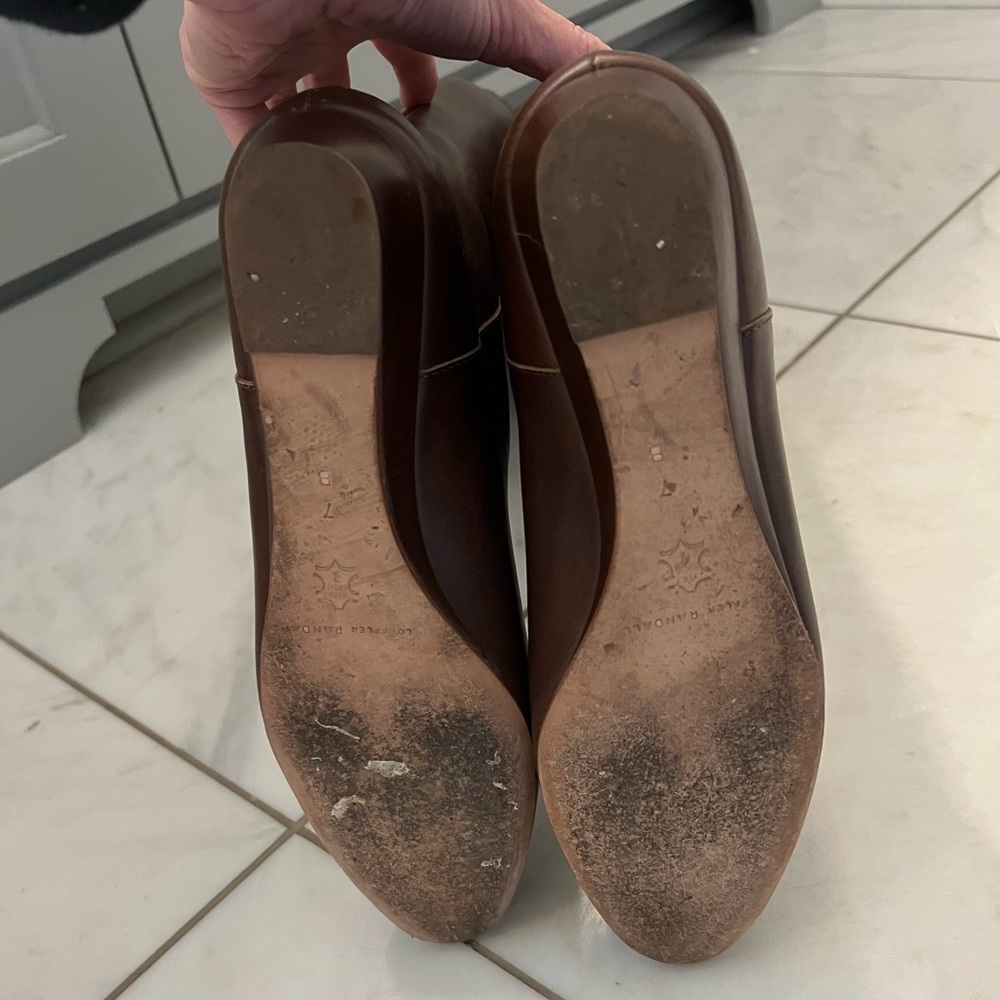 Loeffler Randall Matilde Demi-Wedge Knee Boot, Chestnut - Picture 5 of 14